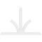 Ekena Millwork Richland Architectural Grade PVC Gable Bracket, 96"W x 64"H x 2"D x 6"F, 16/12 Pitch GBP096X64X0206RIC00 - alternate 4